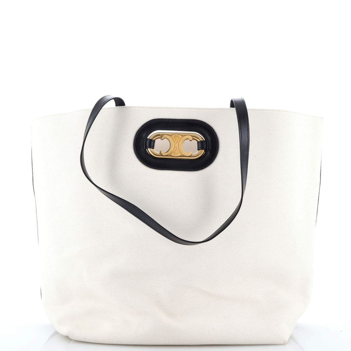 Celine CELINE Cabas Maillon Triomphe Bag Canvas
