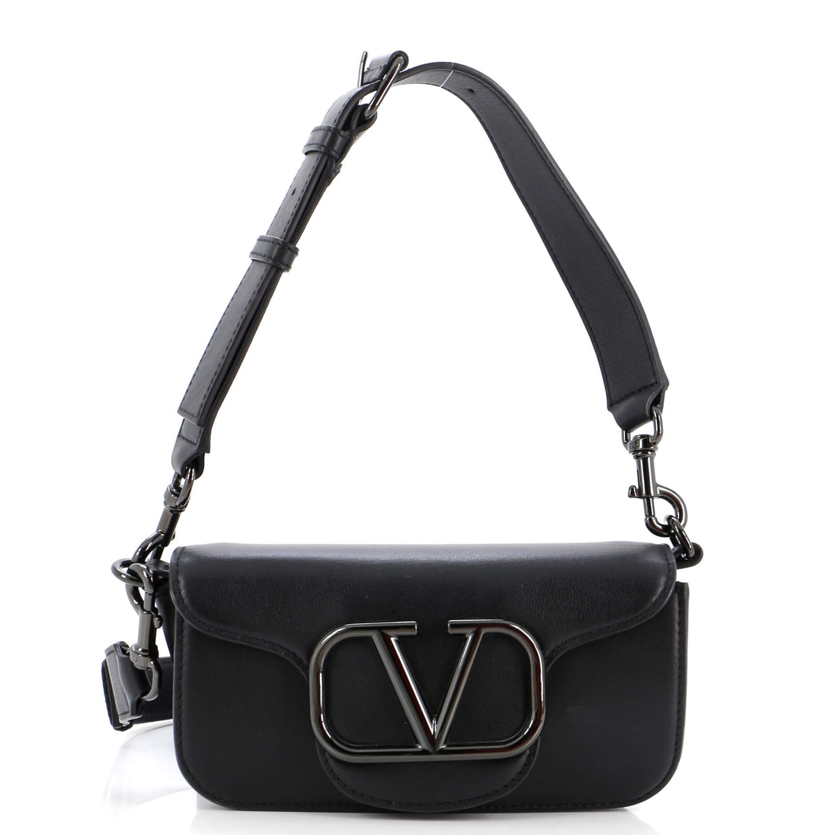 Valentino VALENTINO GARAVANI VLogo Flap Shoulder Bag Leather Mini