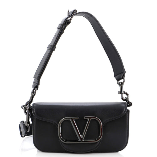 VALENTINO GARAVANI VLogo Flap Shoulder Bag Leather Mini