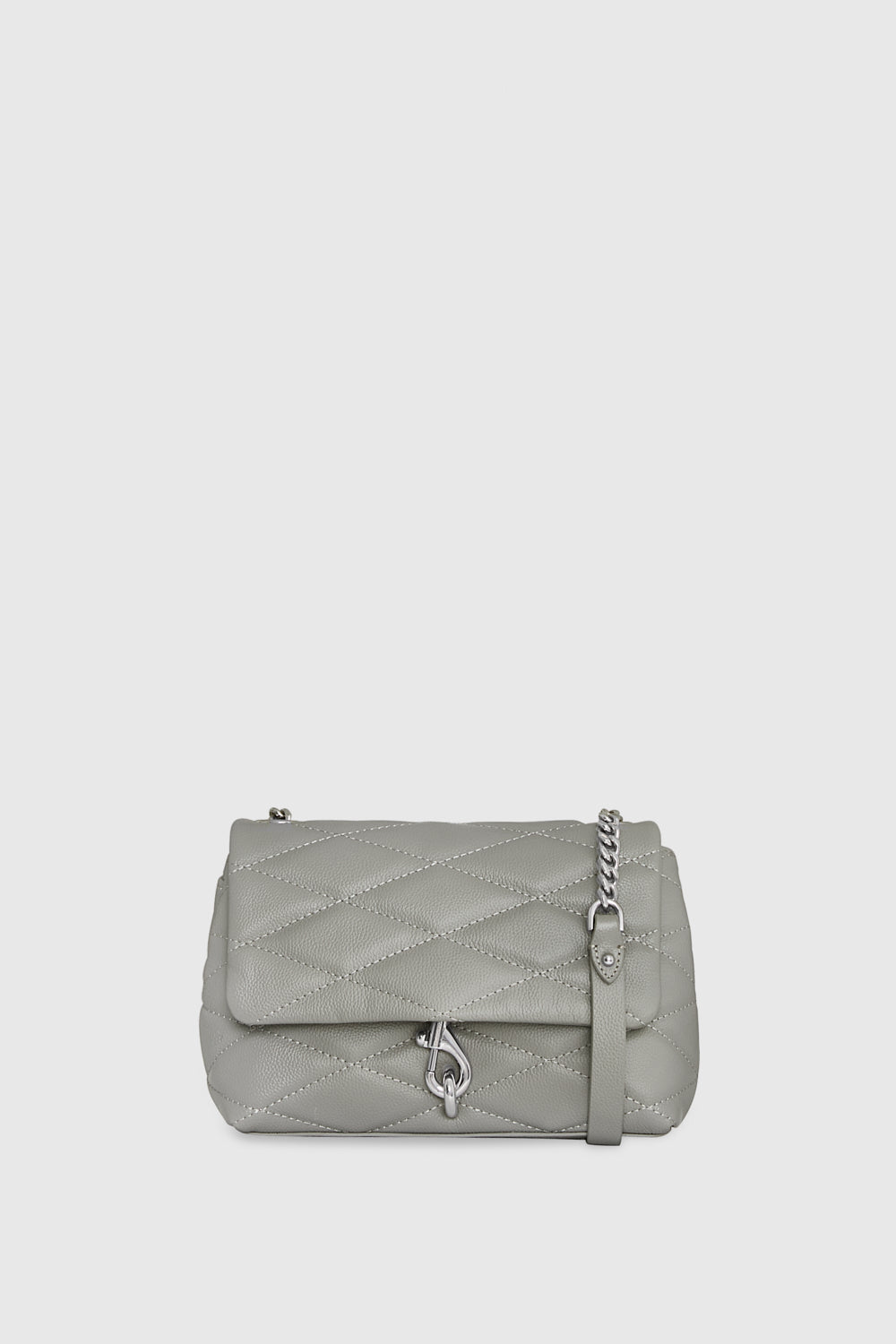 Rebecca Minkoff Edie Crossbody With Diamond Quilt Bag In Dove