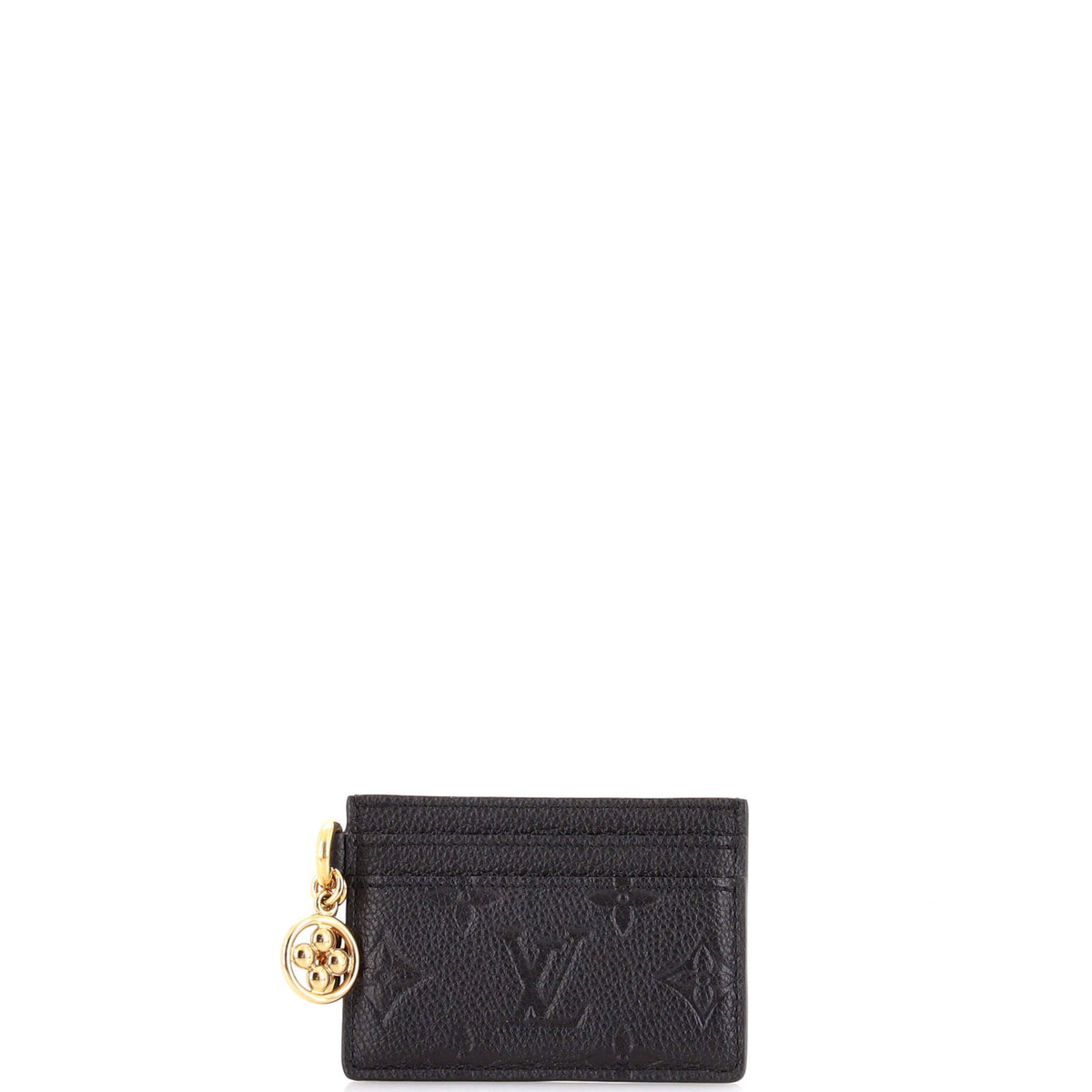 Louis Vuitton LV Charms Card Holder Monogram Empreinte Leather