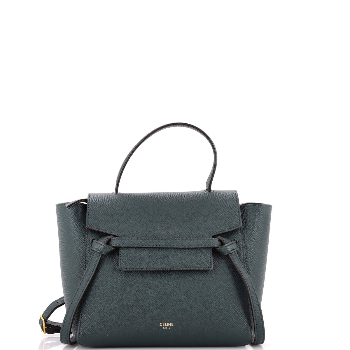 Celine CELINE Belt Bag Textured Leather Nano