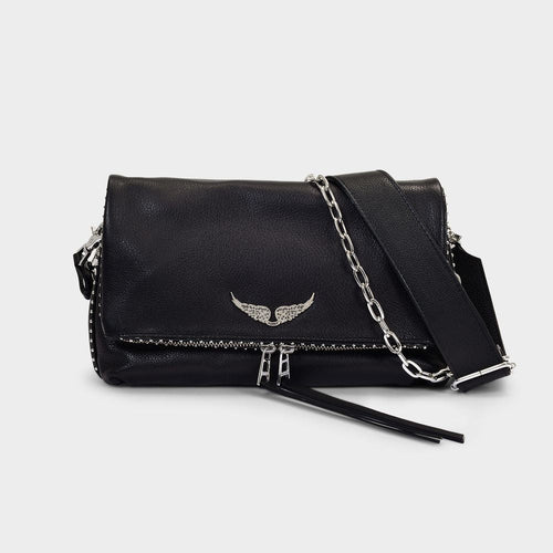 Women's Rock Crossbody Bag in Black | LWBA00009 Color 001
