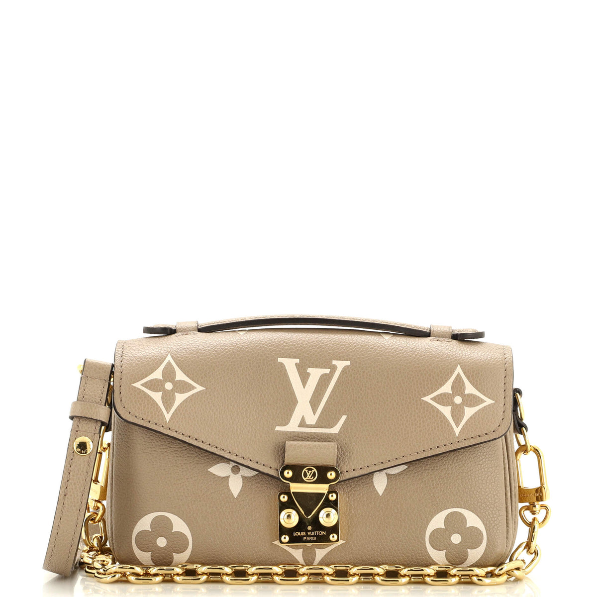 Louis Vuitton Pochette Metis Bicolor Monogram Empreinte Giant East West