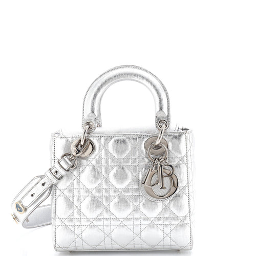 My ABCDior Lady Dior Bag Metallic Cannage Quilt Leather