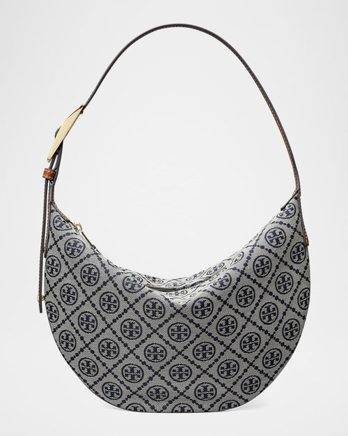 Balloon Small T Monogram Jacquard Shoulder Bag