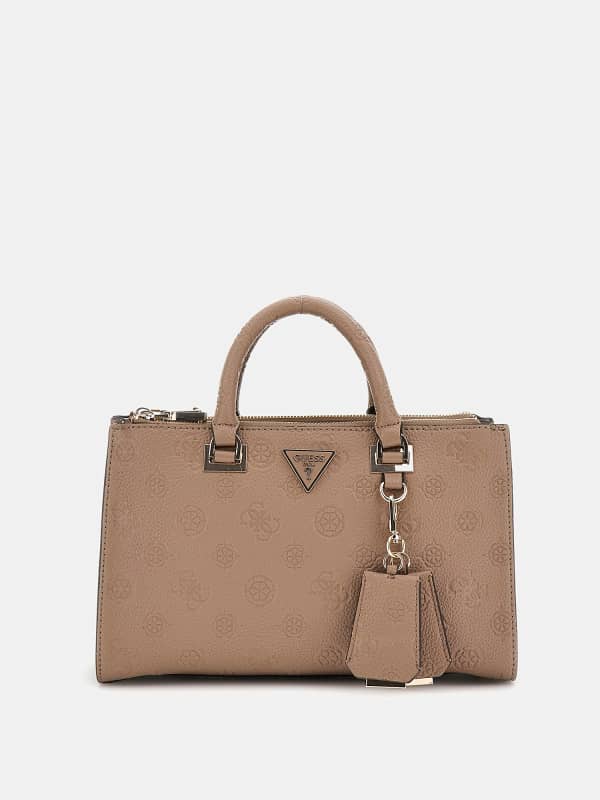 Guess Sac à main Cresidia 4G avec logo pivoine