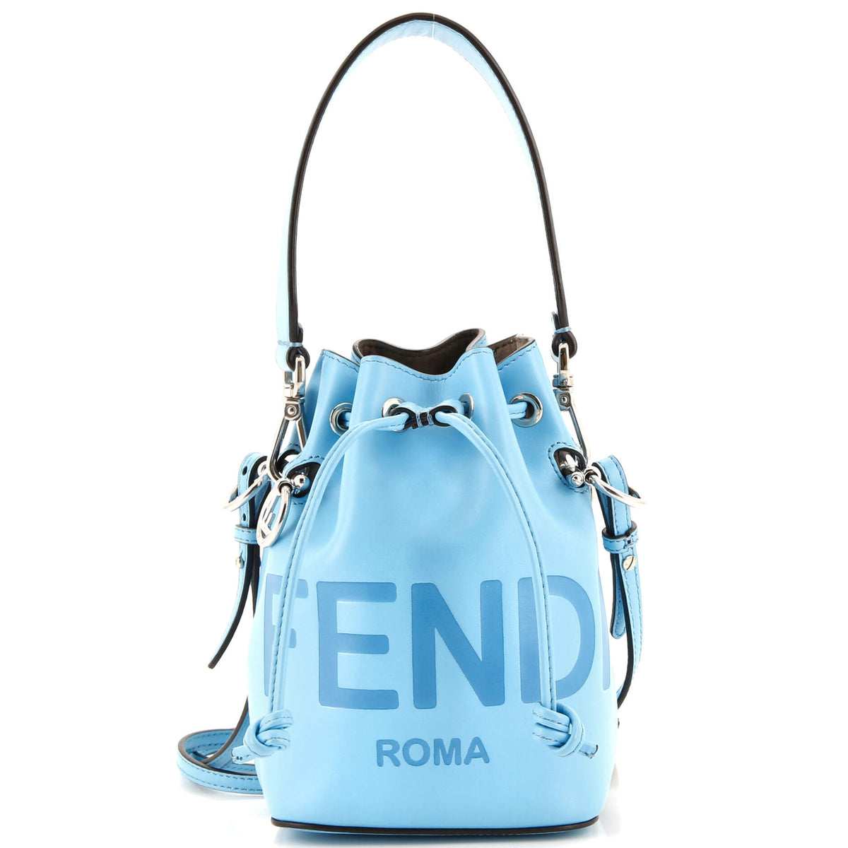 Fendi FENDI Logo Mon Tresor Bucket Bag Leather Mini