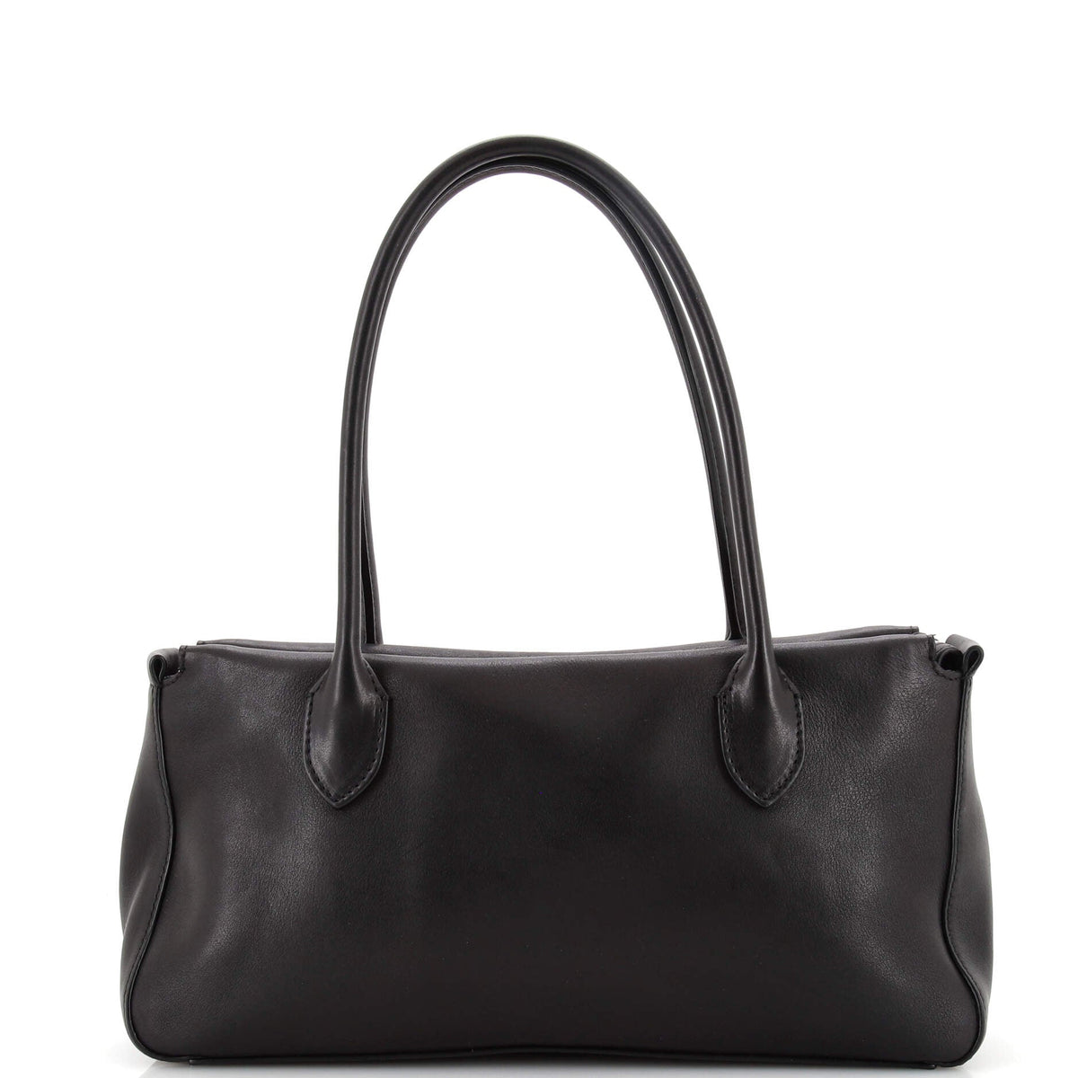 The Row E/W Top Handle Bag Leather