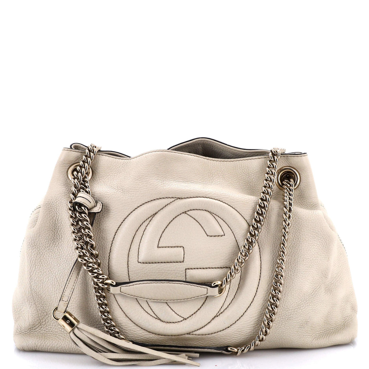 Gucci GUCCI Soho Chain Strap Shoulder Bag Leather Medium