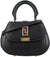 Women's Greca Goddess Leather Mini Bag in Black | 10121061A08774 Color 1B00V