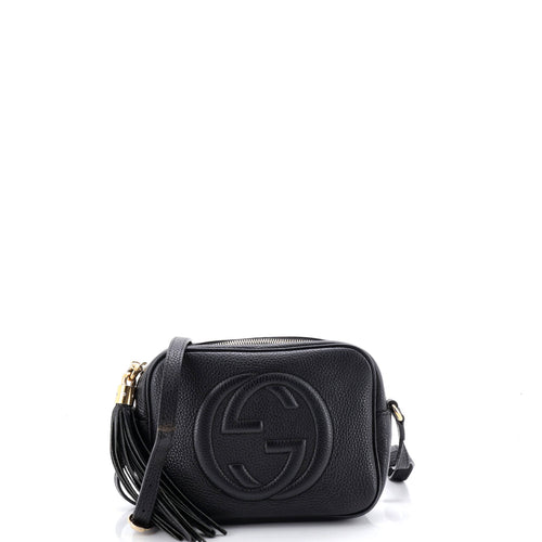 GUCCI Soho Disco Crossbody Bag Leather Small
