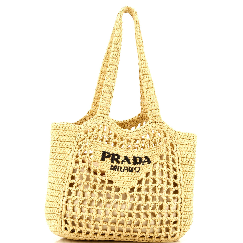 PRADA Logo Tote Bast Small