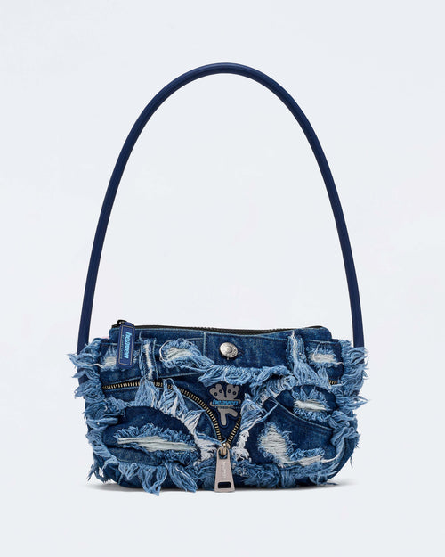 Marc Jacobs Denim Shoulder Bag in Denim Blue