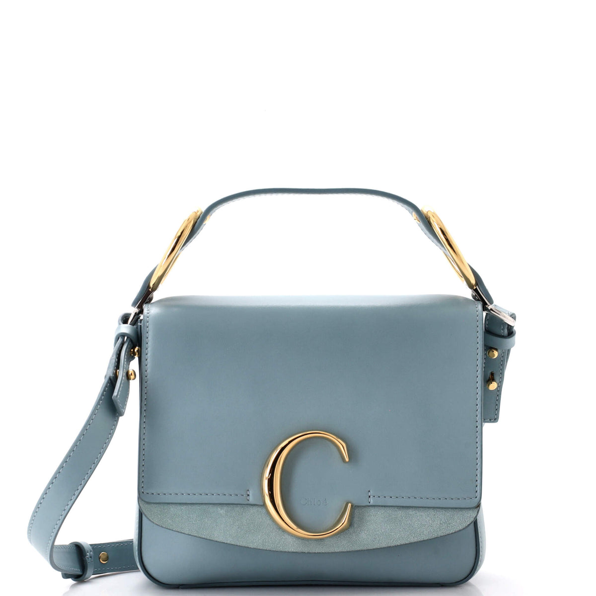 Chloe CHLOE C Flap Bag Leather Small