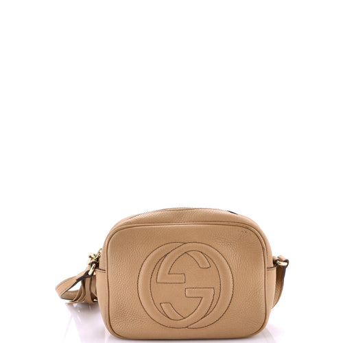GUCCI Soho Disco Crossbody Bag Leather Small