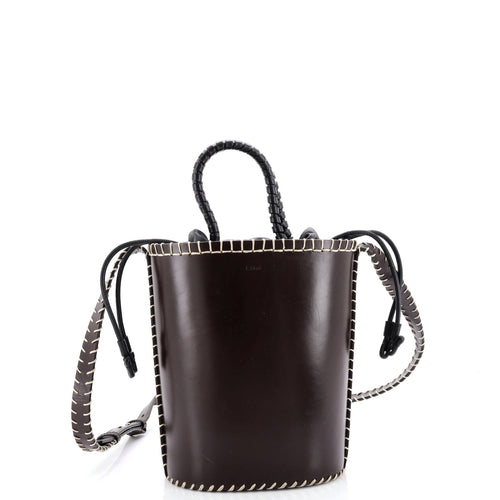 CHLOE Louela Bucket Bag Leather Mini