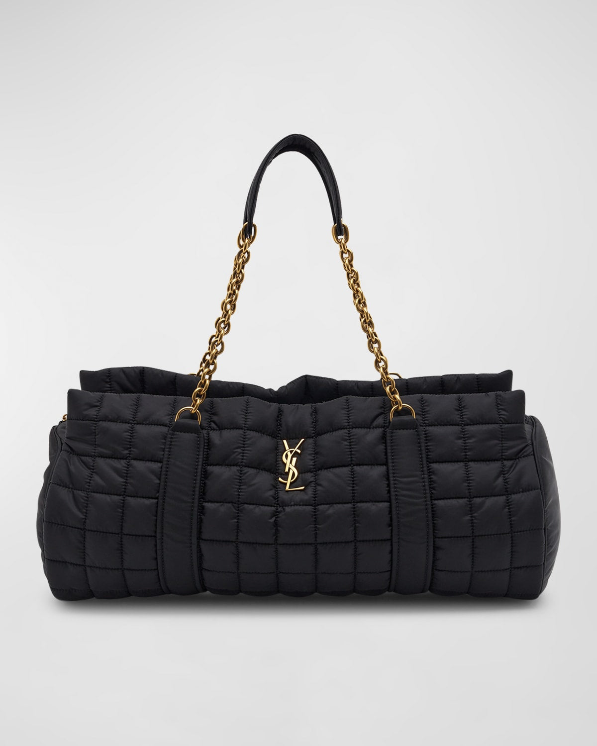 Saint Laurent Gloria Travel YSL Duffel Bag in Quilted Nylon