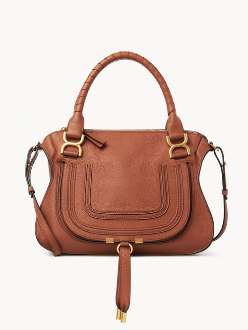 Women's Marcie Double Carry Bag in Tan | CHC22AS660I31