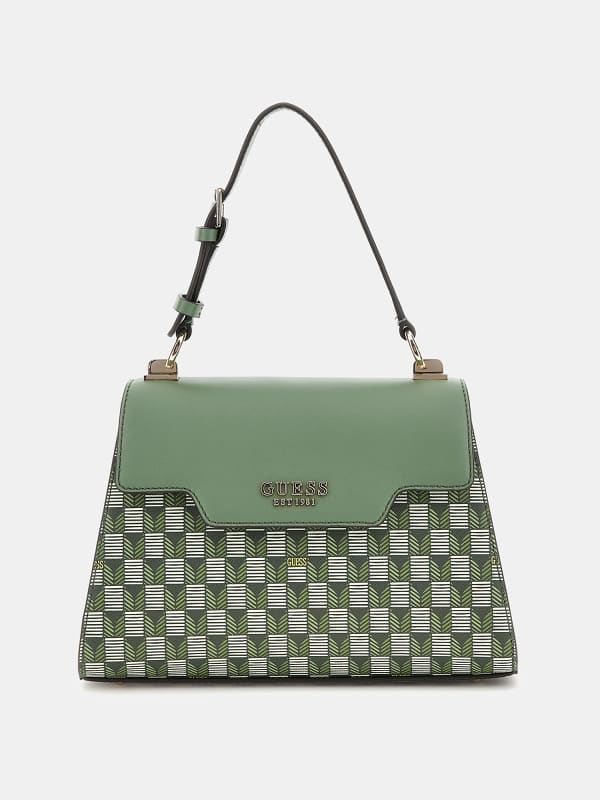 Guess Hallie Handtasche mit geometrischem Print