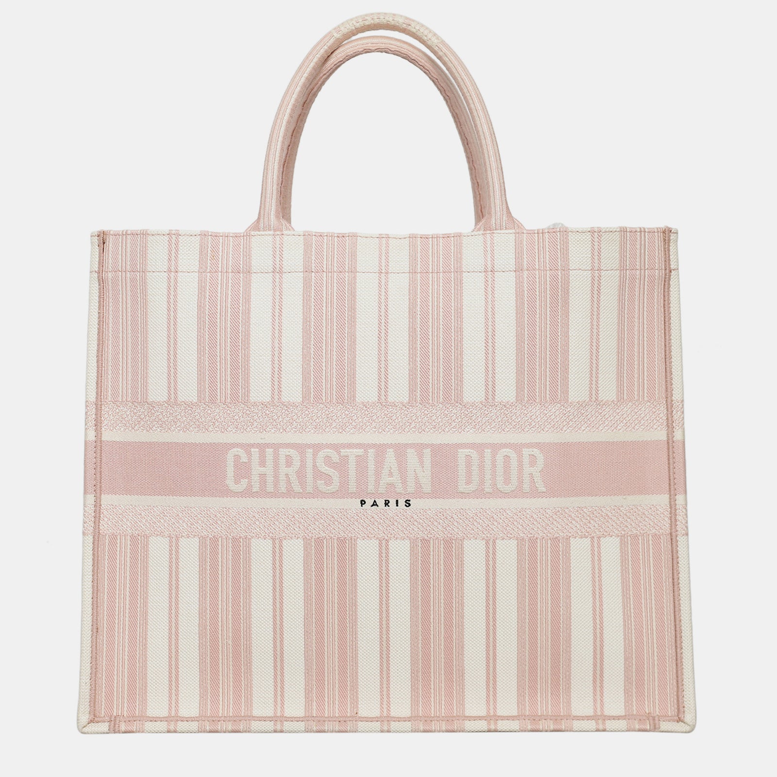 Dior Christian Light Pink Große Buch-Einkaufstasche