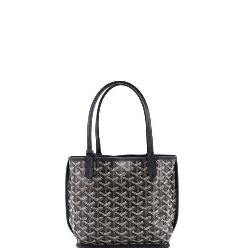GOYARD Anjou Reversible Tote Coated Canvas Mini