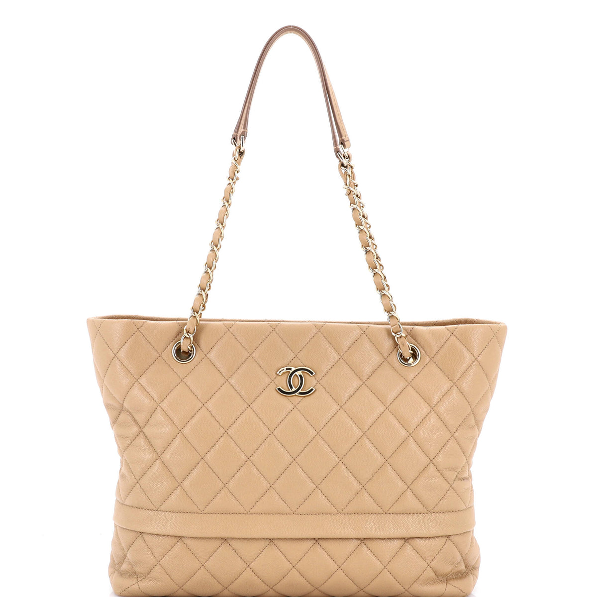 Chanel CHANEL Rolled Up Tote Quilted Caviar