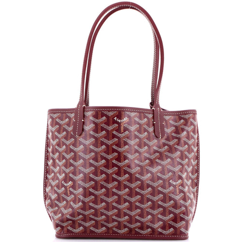 GOYARD Anjou Reversible Tote Coated Canvas Mini
