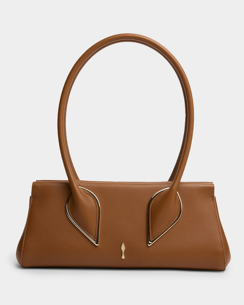 Venus Calf Leather Baguette Shoulder Bag