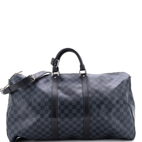Keepall Bandouliere Bag Damier Graphite 55