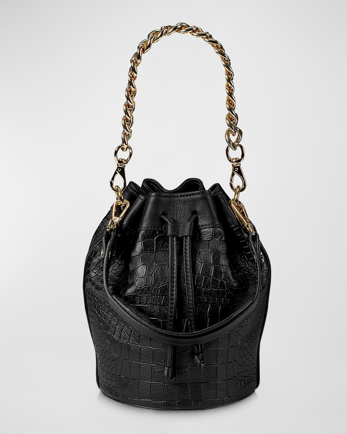 Boss Sac seau Brooklyn en relief crocodile