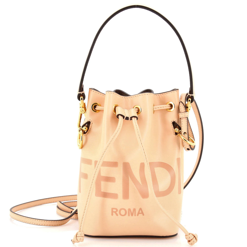 FENDI Logo Mon Tresor Beuteltasche Leder Mini