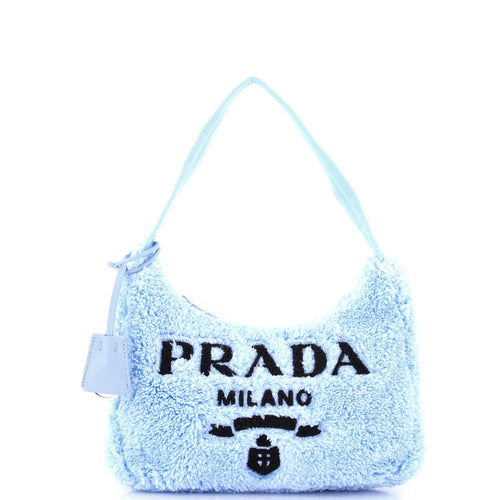 PRADA Re-Edition 2000 Hobo Terry Cloth Mini