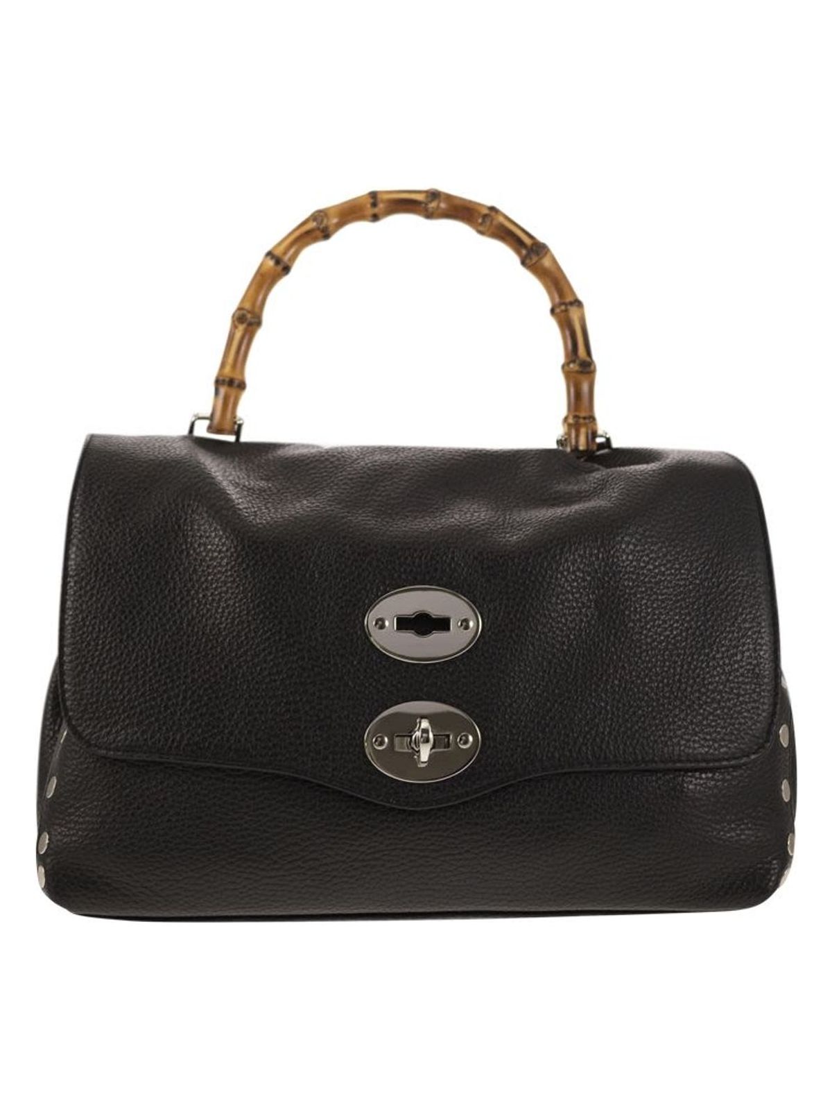 Zanellato Women's Postina - Daily Baby Bag With Bamboo Handle in Black | 0680100950000