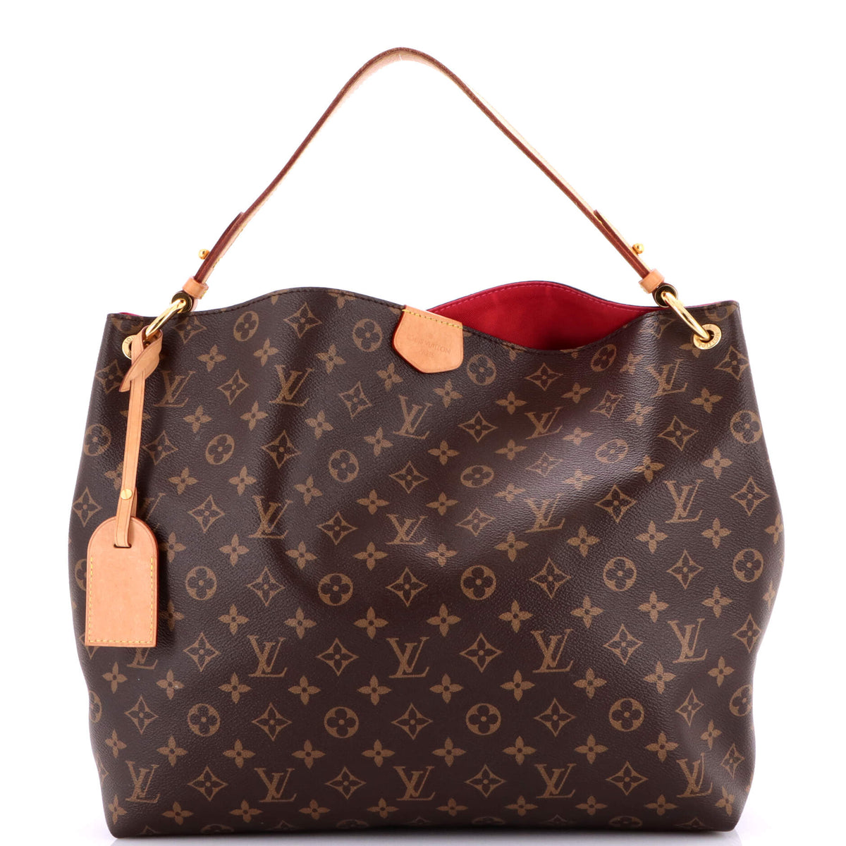 Louis Vuitton Graceful Handbag Monogram Canvas MM