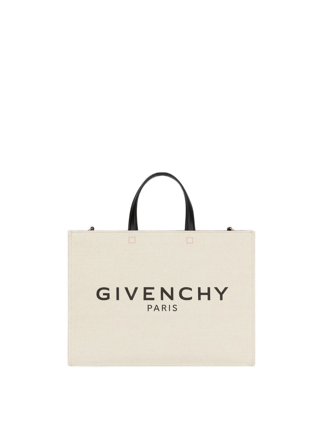 Givenchy Women's G-Tote Medium Canvas Tote Bag in Beige | Size UNI | BB50N2B1DR
