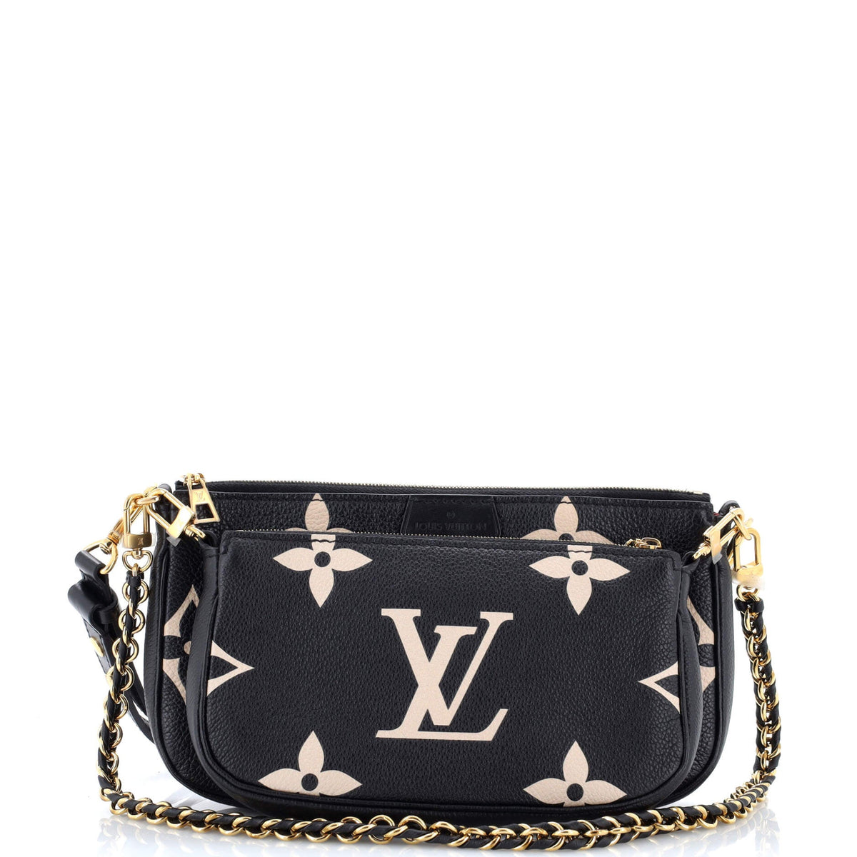 Louis Vuitton Multi Pochette Accessoires Bicolor Monogram Empreinte Giant
