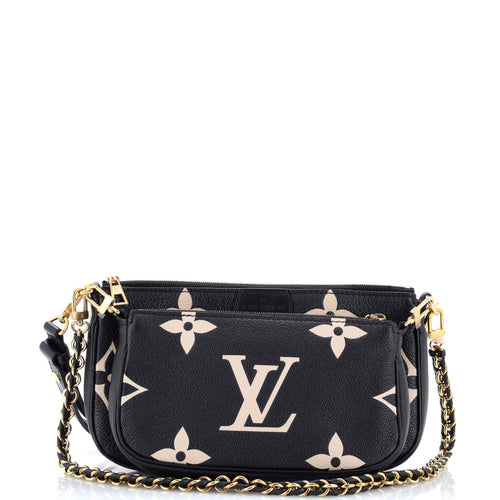 Multi Pochette Accessoires Bicolor Monogram Empreinte Giant