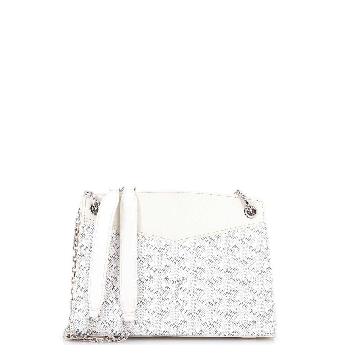 Goyard GOYARD Structured Rouette Chain Shoulder Bag Coated Canvas Mini