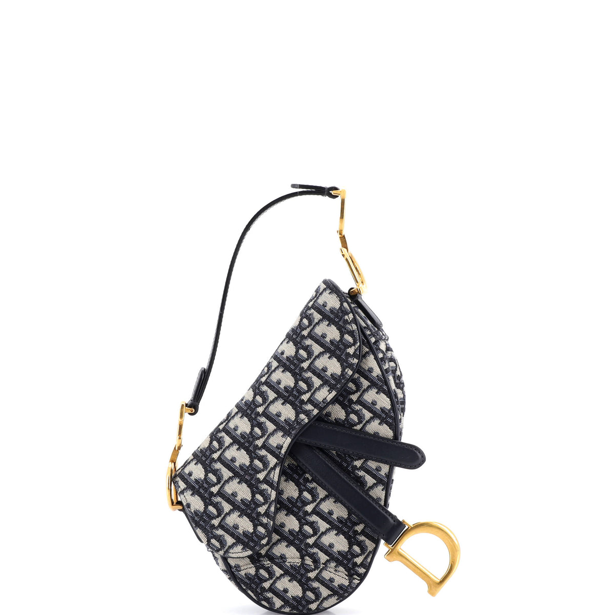 Christian Dior Saddle Handbag Oblique Canvas Mini