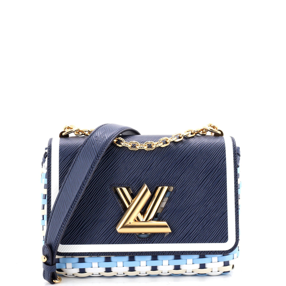 Louis Vuitton Twist Guinguette Handbag Epi and Braided Leather MM
