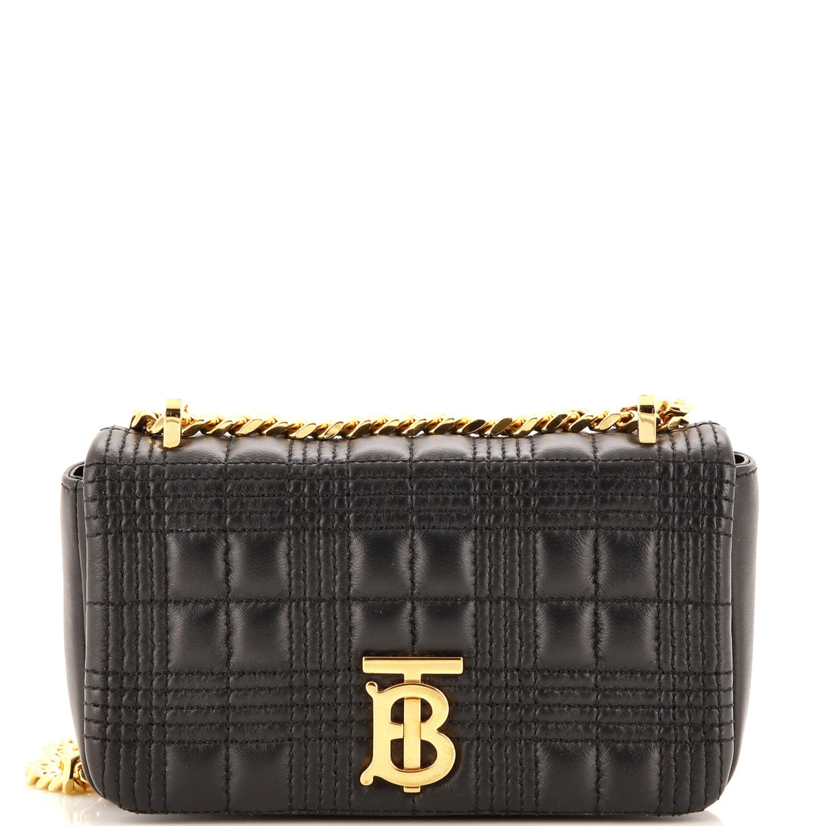 Burberry Lola Shoulder Bag Quilted Lambskin Mini