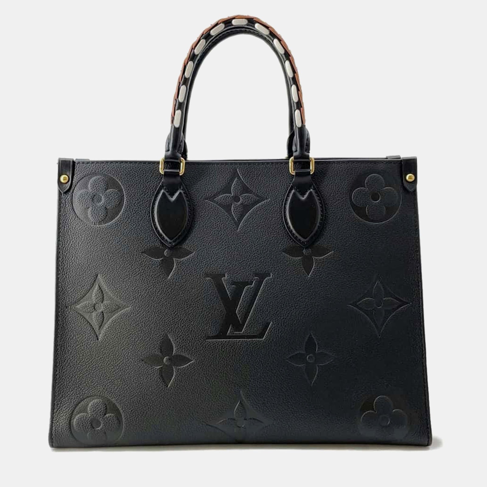 Louis Vuitton Onthego Noir Monogram Empreinte Leder Wild At Heart MM Tasche