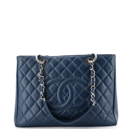 CHANEL Grand Shopping Tote Quilted Caviar