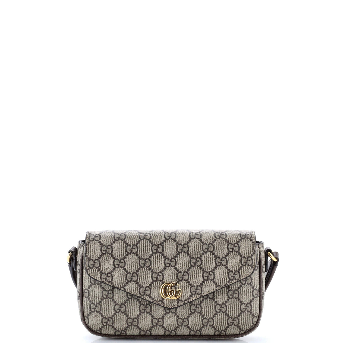 Gucci GUCCI Ophidia Envelope Flap Shoulder Bag GG Coated Canvas Mini