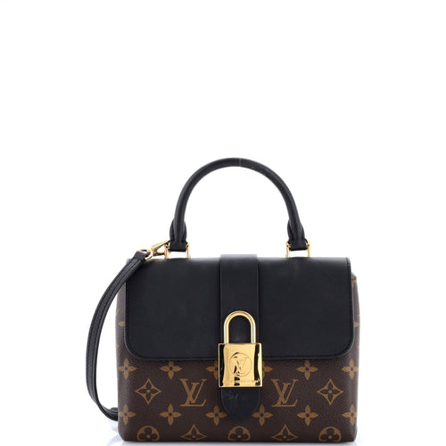 Locky Handbag Monogram Canvas with Leather BB