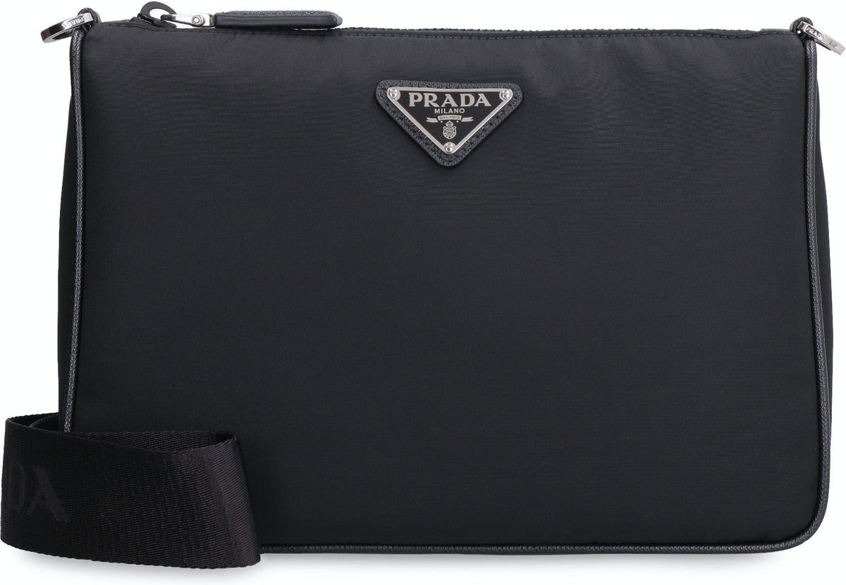 Prada Men's Bandoliera Bag in Black | Size UNICA | 2VH113VXOP2DMH