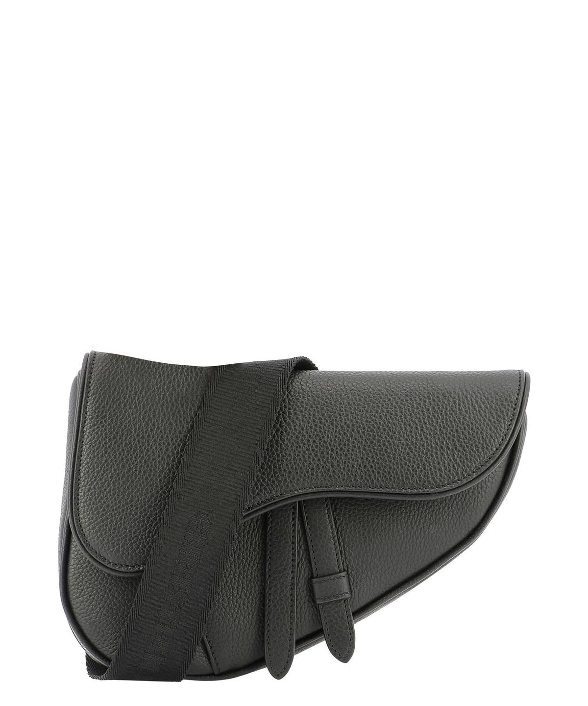 Dior Men's "mini Saddle" Shoulder Bag in Black | 1ADPO191YMJH00N