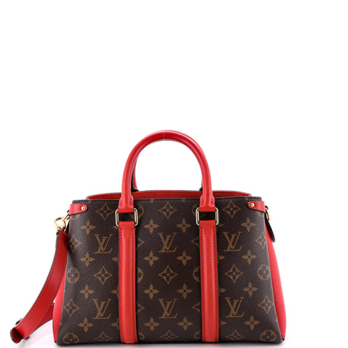 Soufflot Tote Monogram Canvas with Leather BB