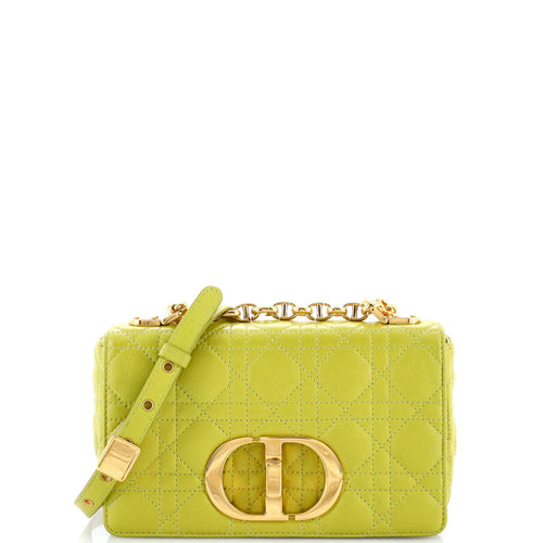 Caro Bag Cannage Quilt Calfskin Small